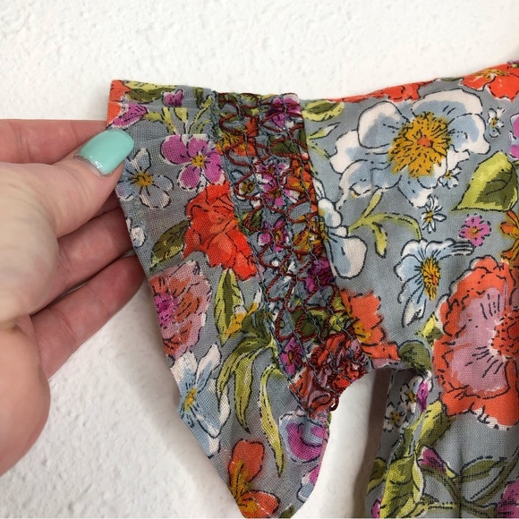 NWT Mimi & Maggie dress Charlotte multi floral w/ bloomers size 12 month - Picture 10 of 12